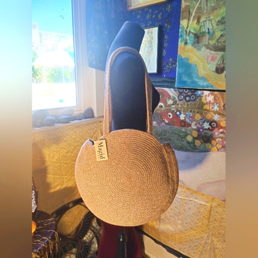 Old Stock Tag Woven Large Magid Sphere Purse